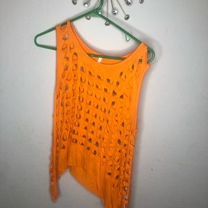 Orange flare cover up! $5